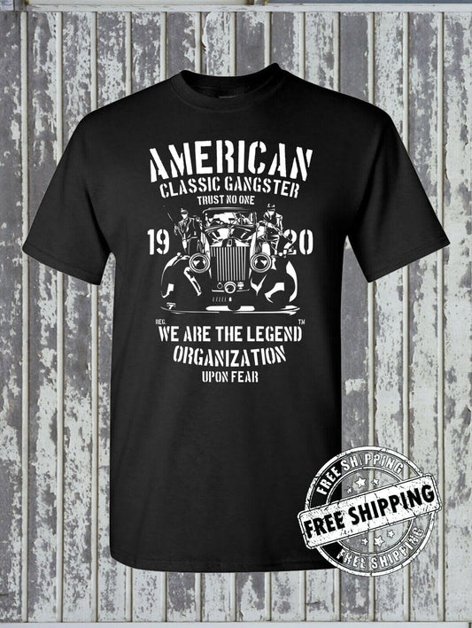 American Gangster Classic T-Shirt - Mafia Mob Organized Crime