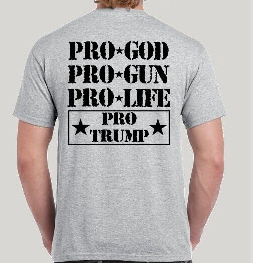 Pro Trump, God, Gun, Life T-Shirt / 2024 President 2nd Amendment Firearm Rights