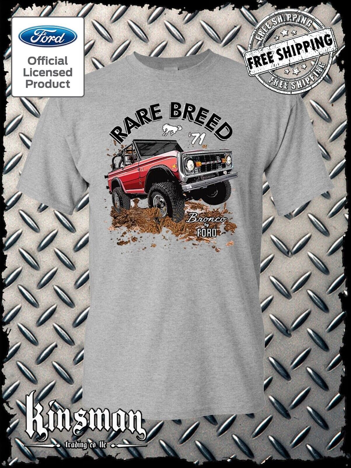 Ford Bronco Rare Breed T-Shirt - Official Licensed Product