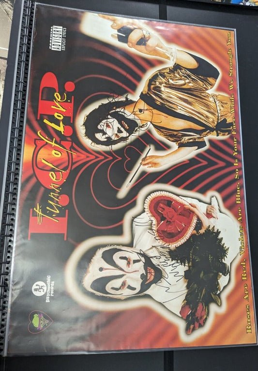 Insane Clown Posse Signed Tunnel Of Love Poster 24x36 ICP