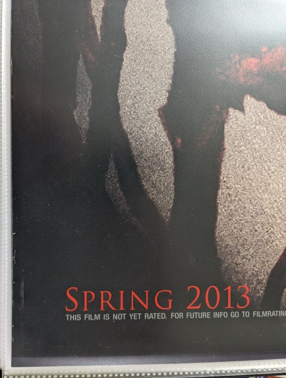 Chloe Grace Moretz Signed CARRIE 27x40 Original One Sheet Horror Movie Poster