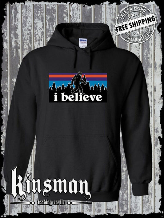 I Believe in Bigfoot Hoodie / Sweatshirt - Sasquatch Yeti Big Foot Search