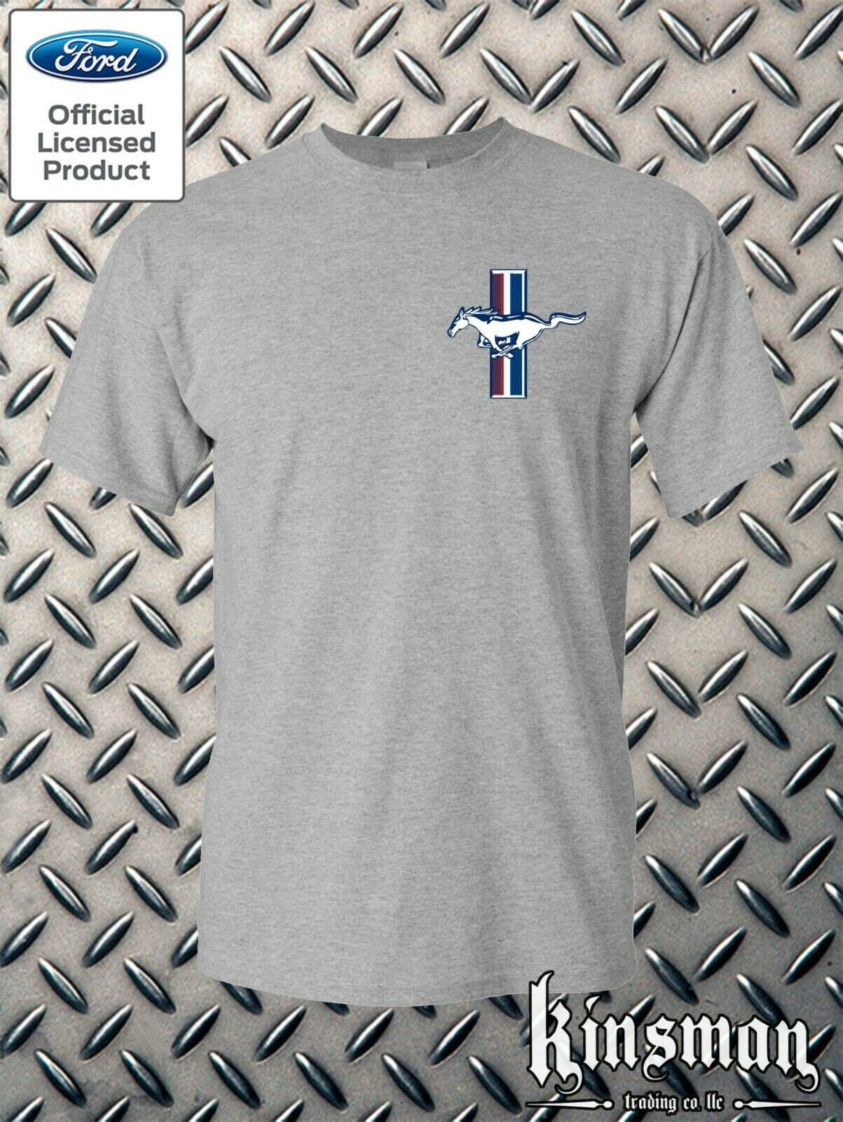 Ford Mustang The Legend Lives Crest T-Shirt - Official Licensed Product