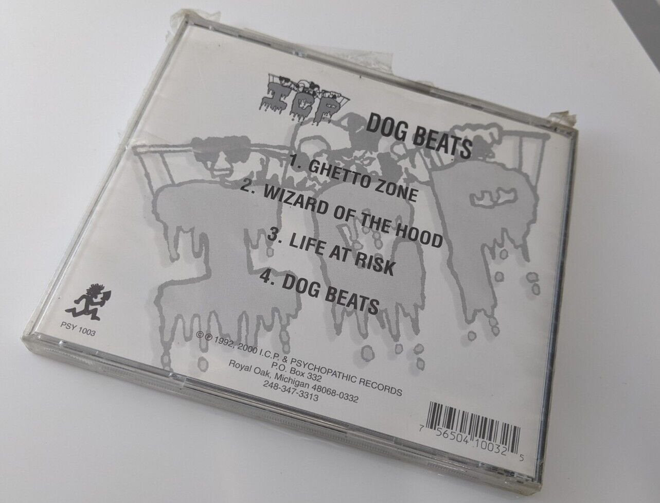 ICP Dog Beats CD 2000 Sealed  - Insane Clown Posse Detroit Rap Hip Hop