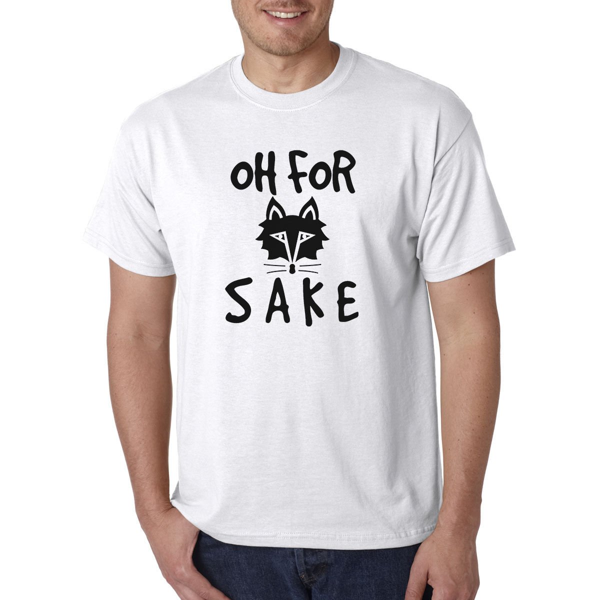 OH For Fox Sake T-Shirt - Funny Animal Tee Adult College Humor / Wildlife LoL