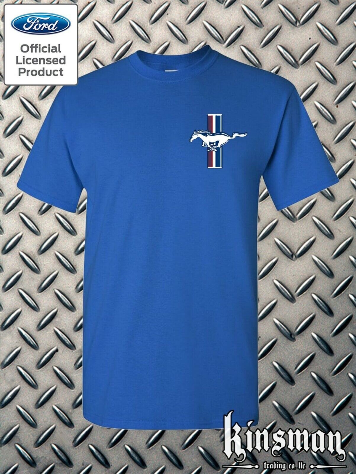 Ford Mustang The Legend Lives Crest T-Shirt - Official Licensed Product