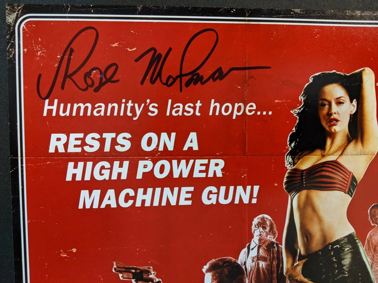 Rose McGowan Signed Planet Terror 11x16 Poster Celebrity Authentics COA