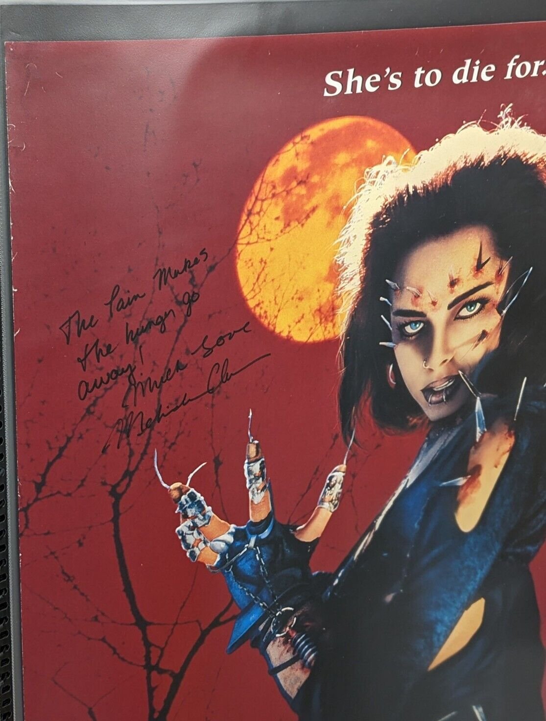 Return of the Living Dead Part 3 27x40 One Sheet Poster Signed by Melinda Clarke