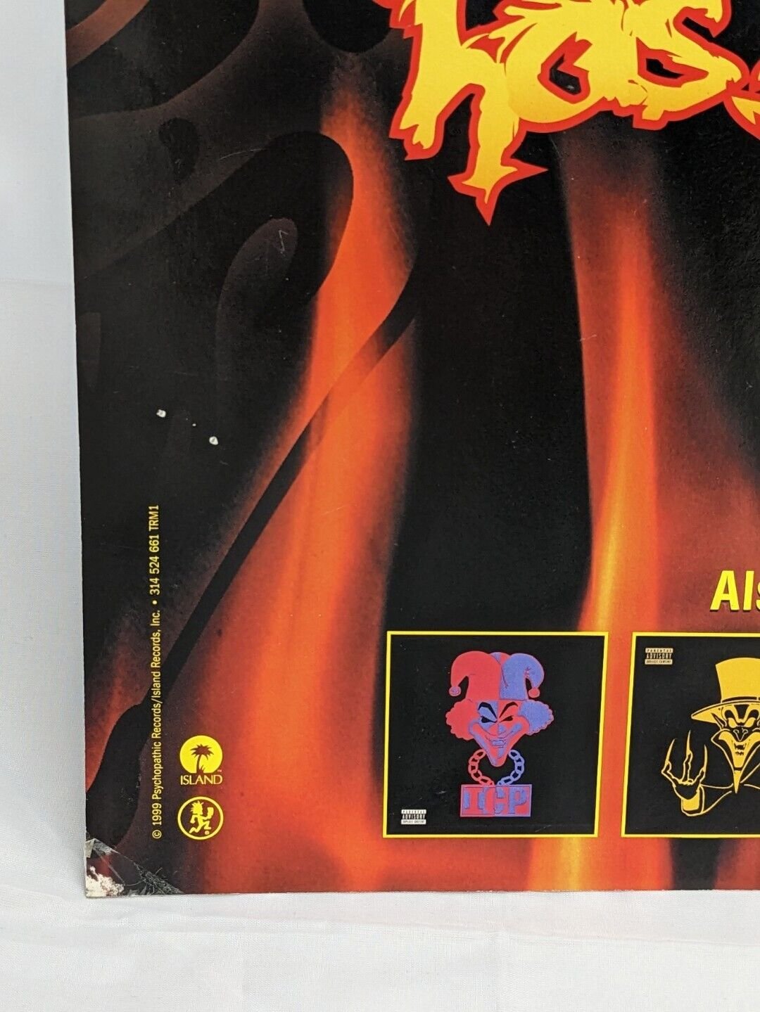 Insane Clown Posse ICP Amazing Jeckel Bros. 12x12 Used Promo Flat 1999