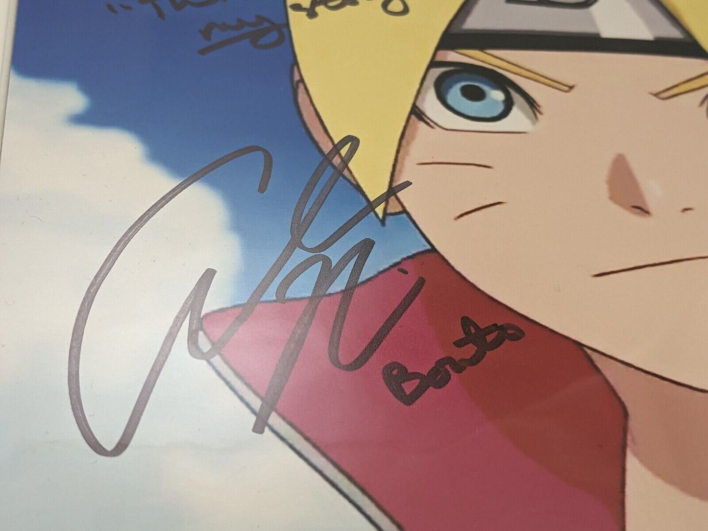 Amanda Miller Signed 8x10 Photo Beckett COA Boruto Naruto Next Generations Anime