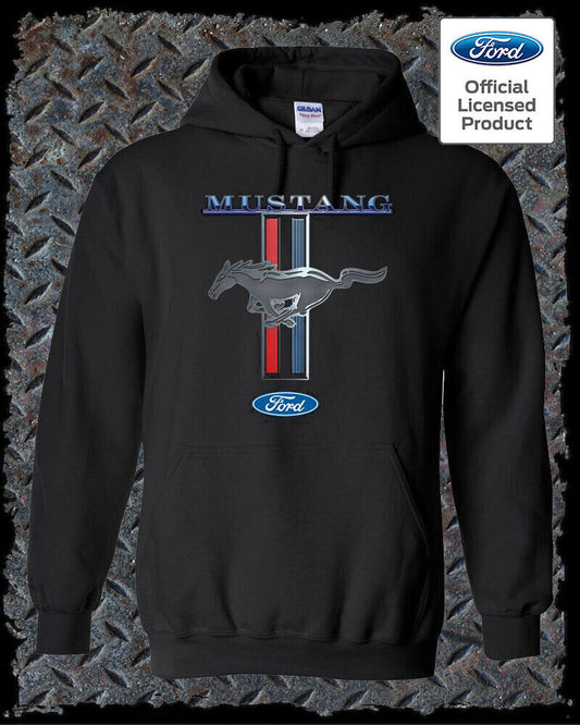 Ford Mustang Official Licensed Hoodie Sweatshirt - American Muscle Car Classic