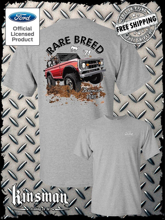 Ford Bronco Rare Breed 2-Sided T-Shirt - Official Licensed Product