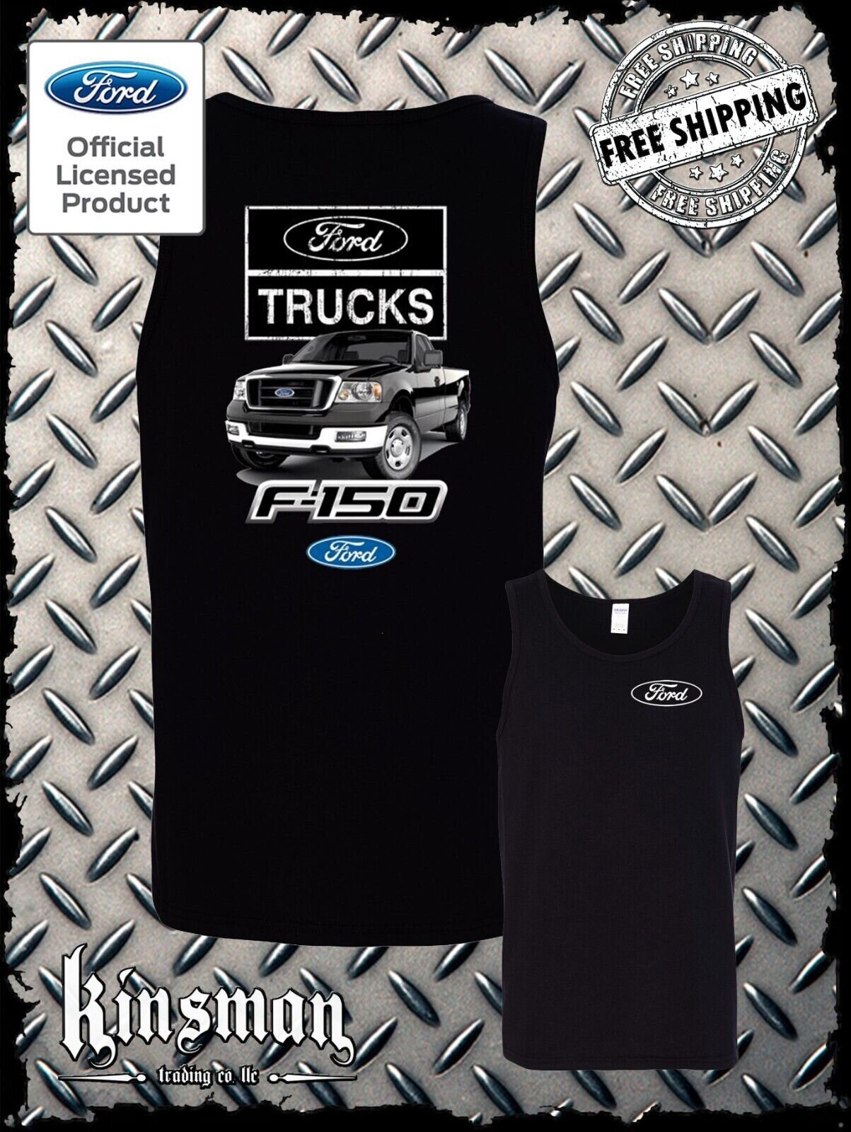 Ford F-150 Tank Top 2-Sided T-Shirt Pickup Truck 4x4 - Official Licensed Product