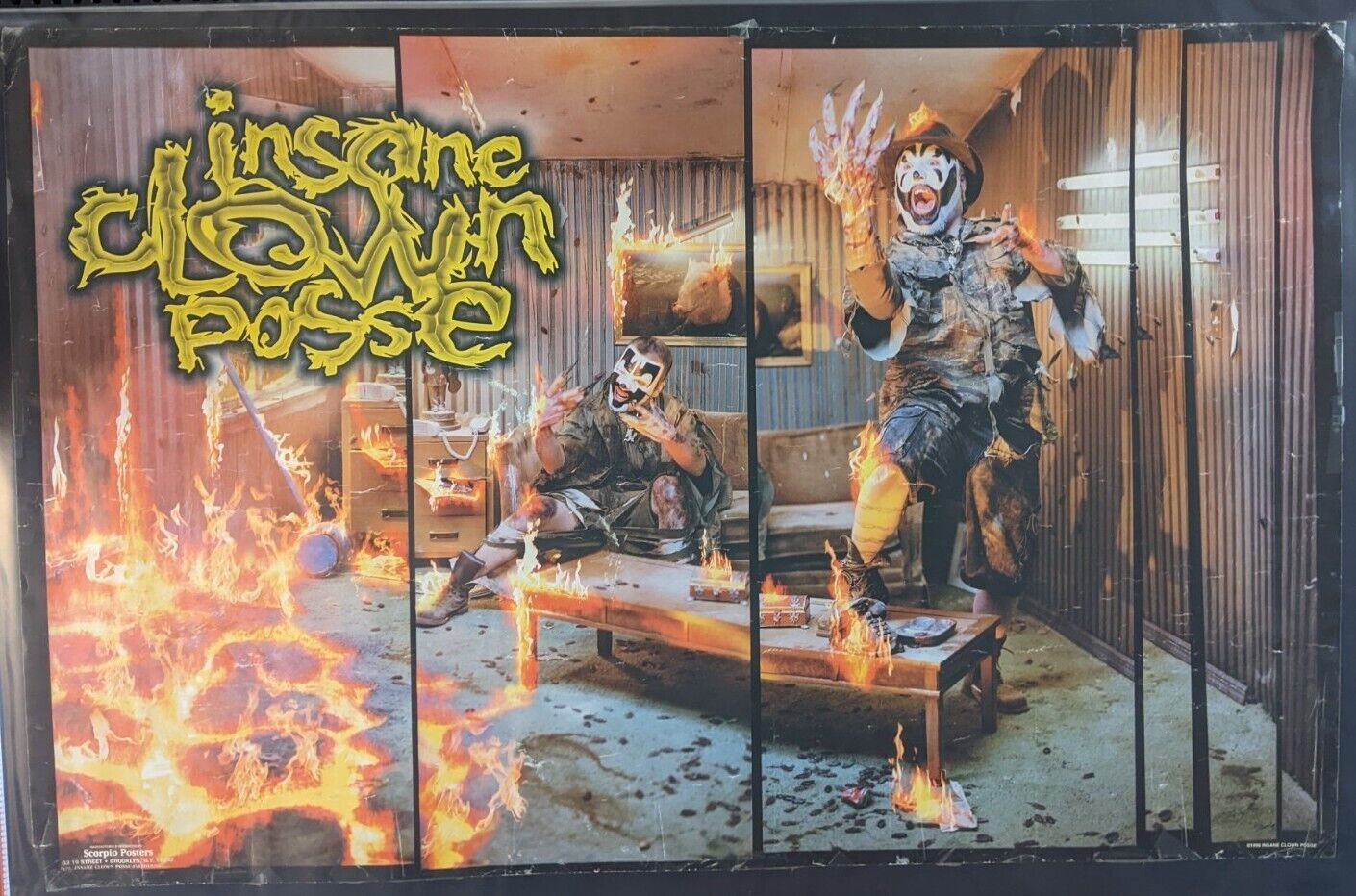 Insane Clown Posse ICP Vintage Firehouse Poster 1999 Jeckel Bros