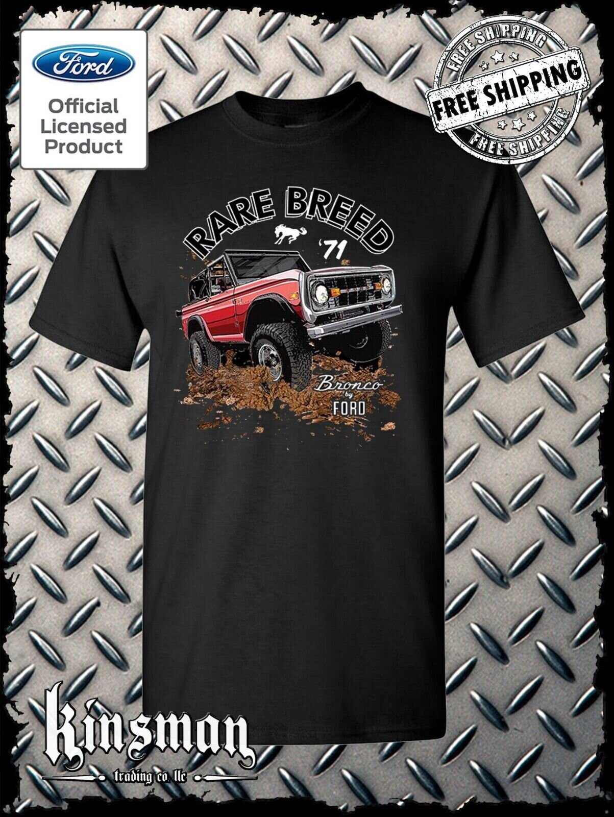 Ford Bronco Rare Breed T-Shirt - Official Licensed Product