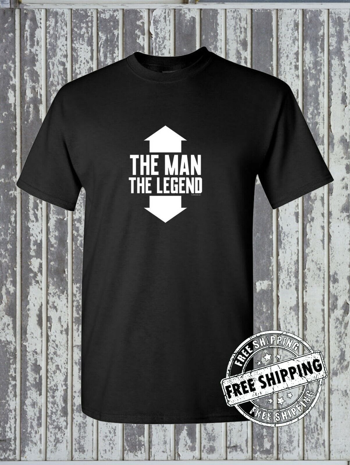 The Man The Legend Funny Men's T-Shirt - Adult / Rude Offensive College Humor