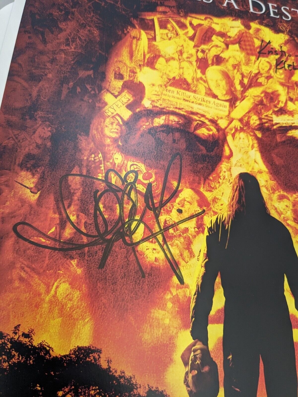 Halloween 2007 11x17 Poster Signed By Danielle Harris, Scout Taylor, Klebe COA