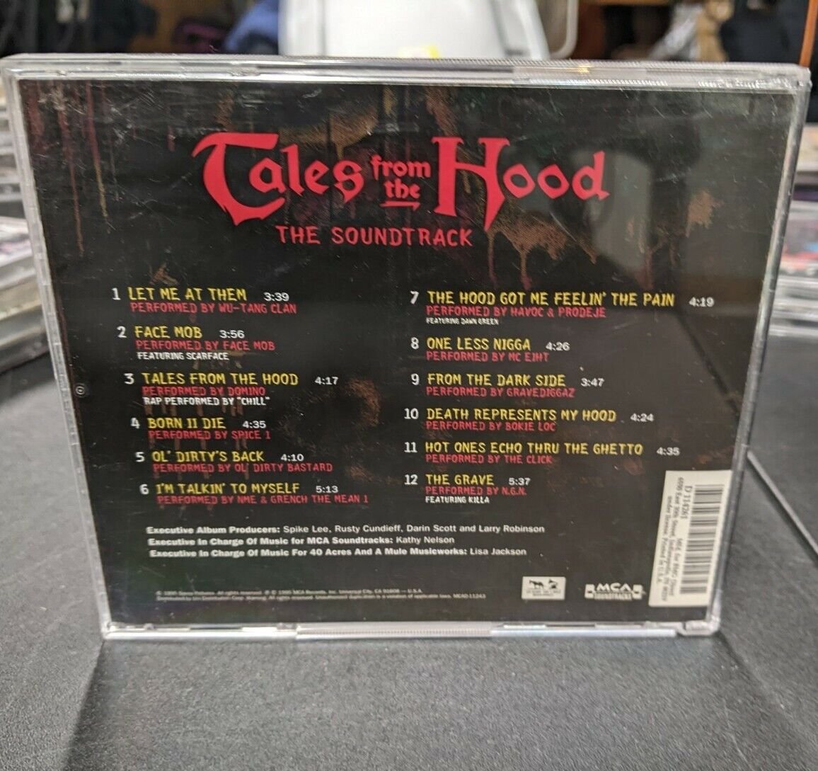 Tales From The Hood Soundtrack CD BMG Horrorcore Gravediggaz Wu Tang Clan ODB