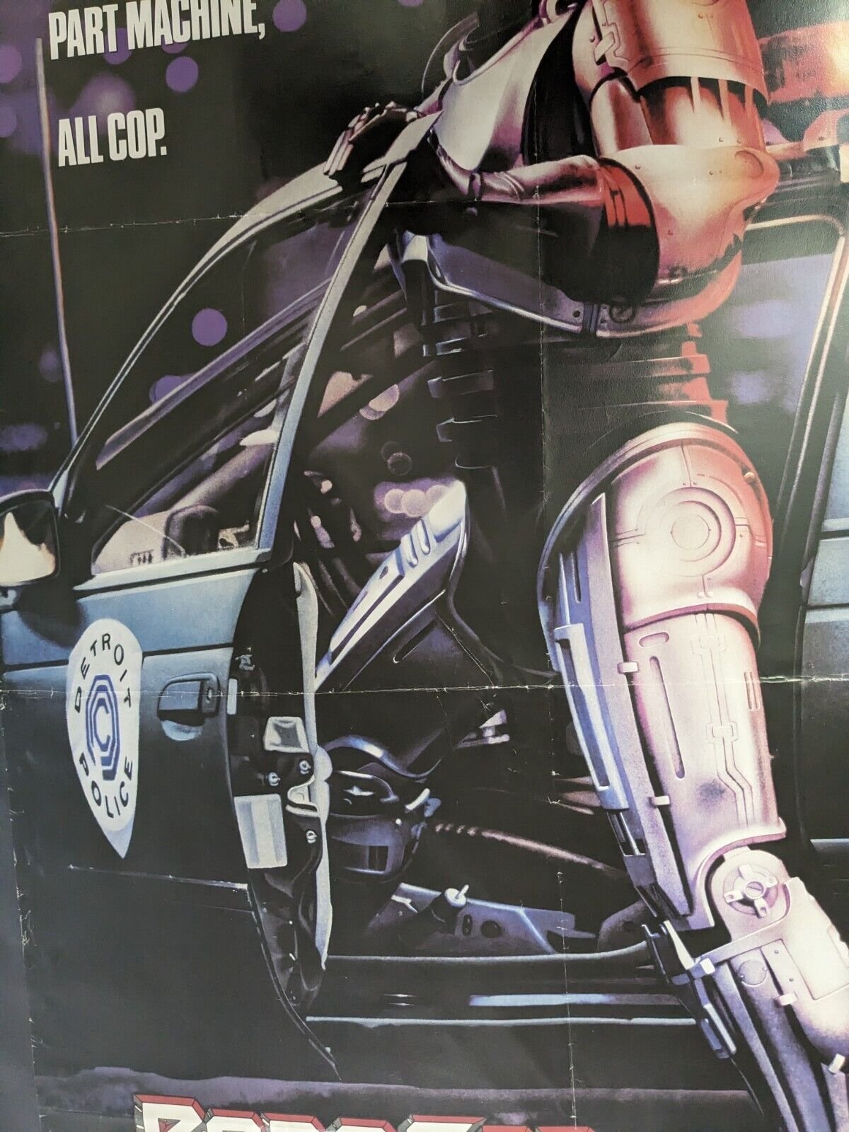 Robocop 1987 Original Home Video 25x39 Poster Folded One Sheet