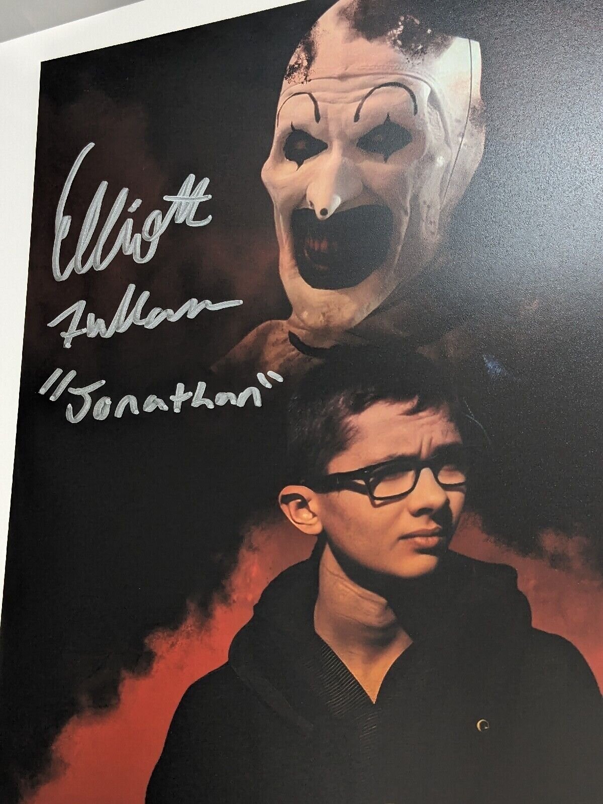 Elliot Fullman Signed 8x10 Photo Terrifier 2 Autograph Beckett Limited Numbered