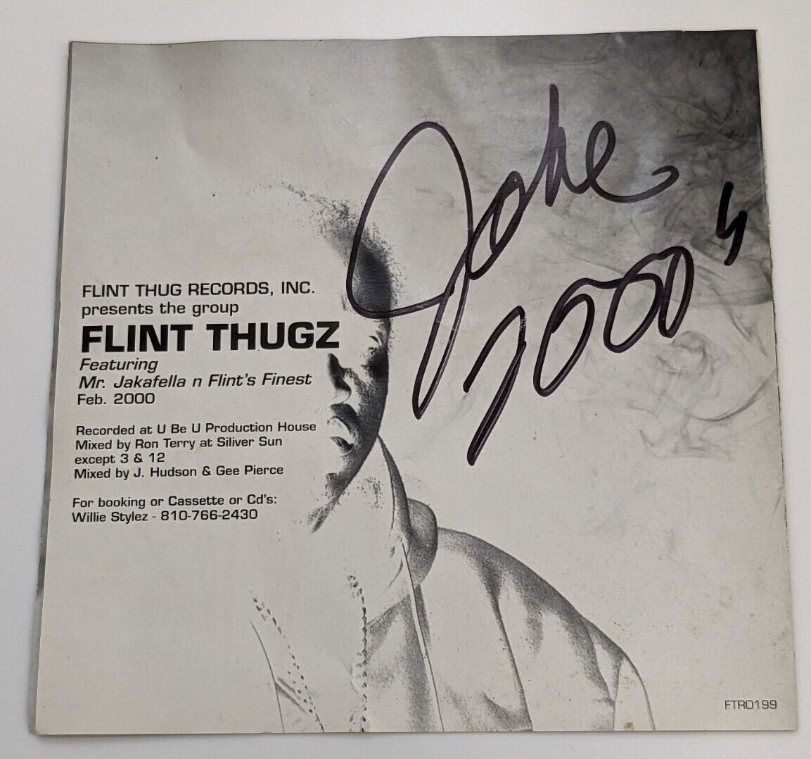 Jake the Flake / Project Born Signed Mr Jakafella CD Dayton Family Flint Rap ICP