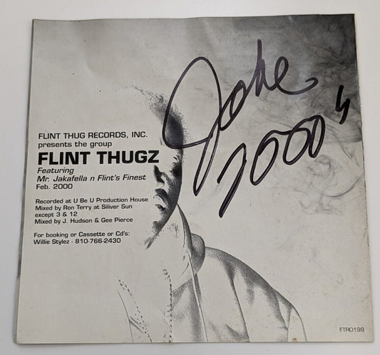 Jake the Flake / Project Born Signed Mr Jakafella CD Dayton Family Flint Rap ICP