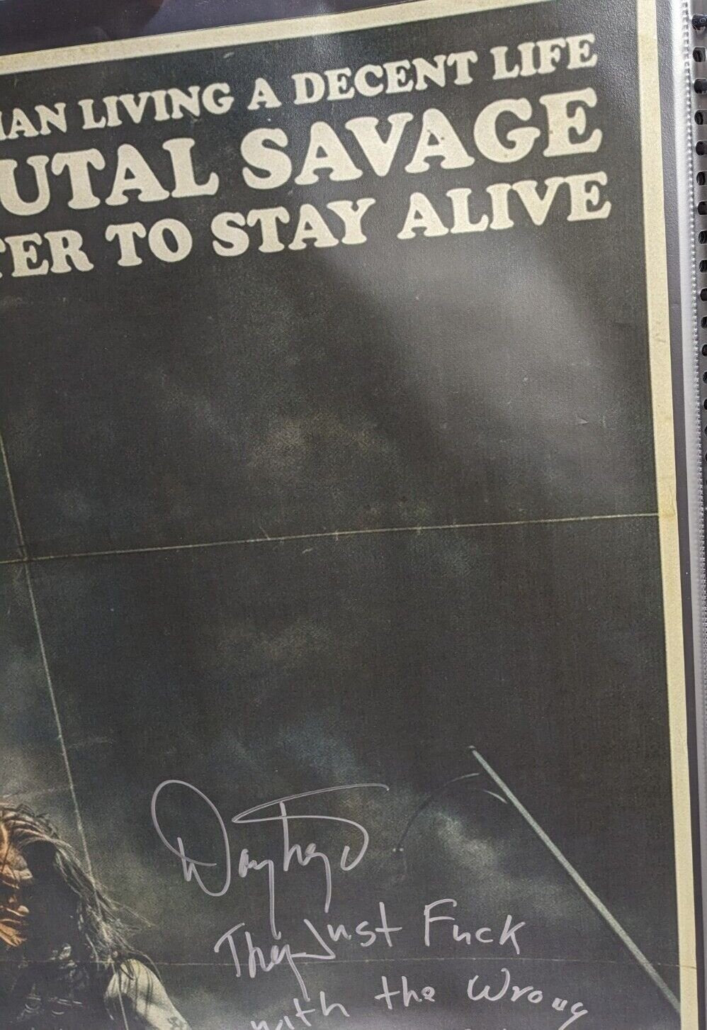 Danny Trejo Signed 27x40 Machete Poster Electra & Elise Avellan Autographed