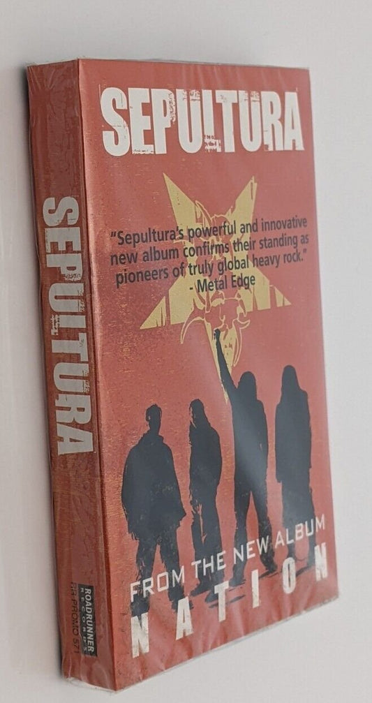 Sepultura - "Nation" Promo Cassette Single Sampler Roadrunner Sealed New
