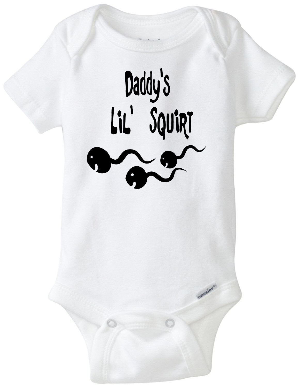 Daddy's Lil Squirt - FUNNY Baby / Infant Gerber Onesie One Piece Shirt Romper