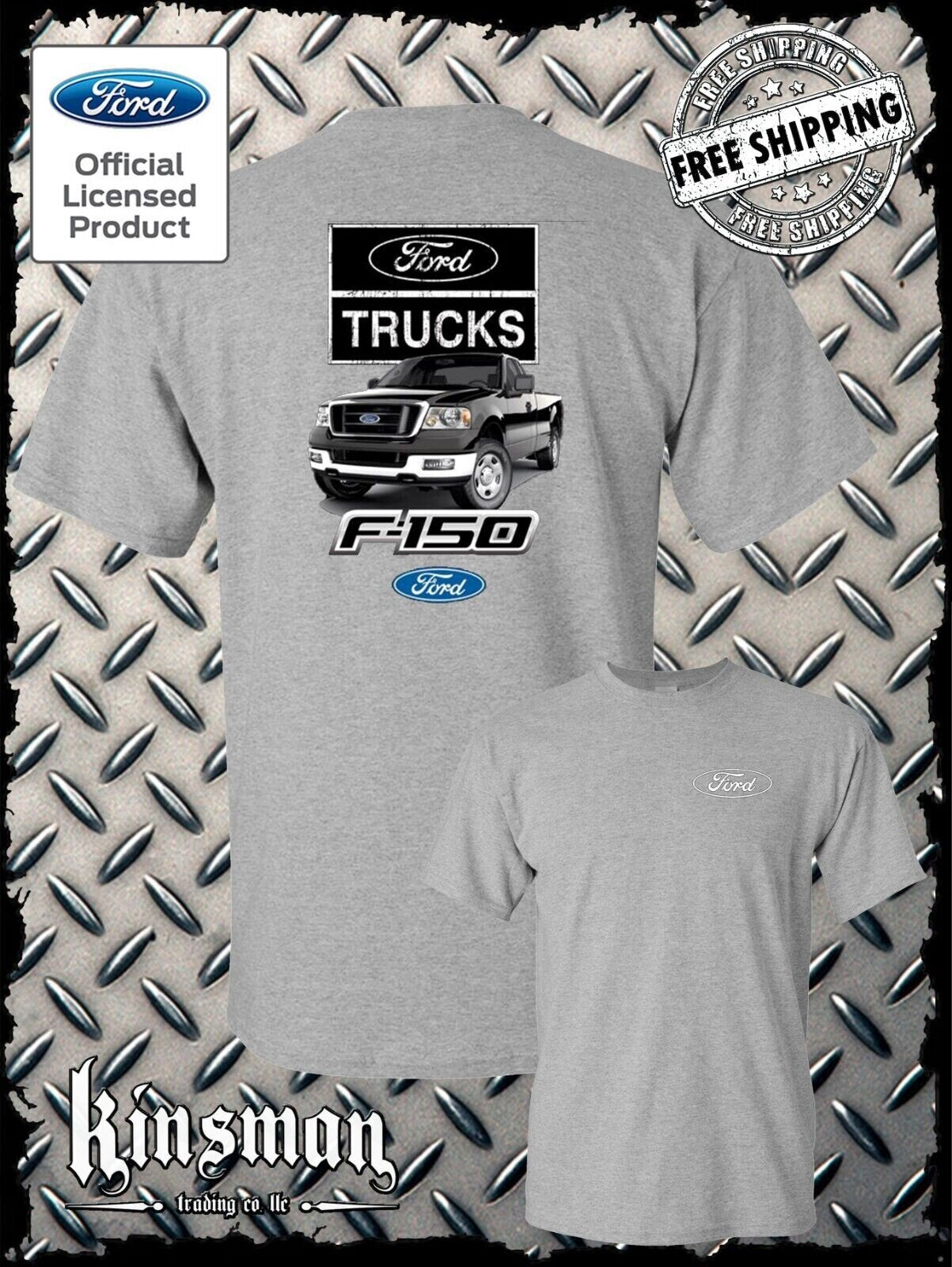 Ford F-150 2-Sided T-Shirt Pickup Truck 4x4 - Official Licensed Product