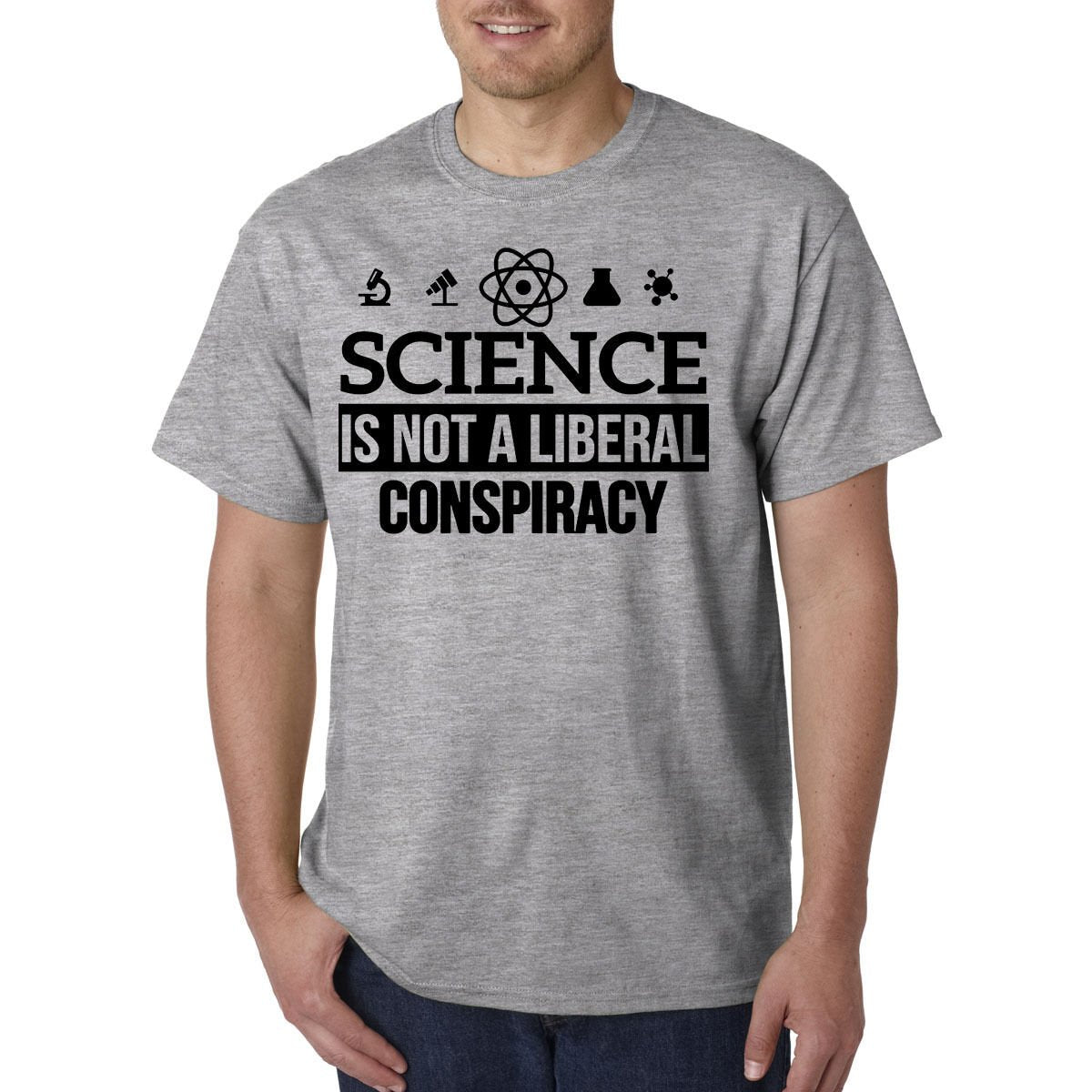 Science Is NOT a LIBERAL CONSPIRACY T-Shirt