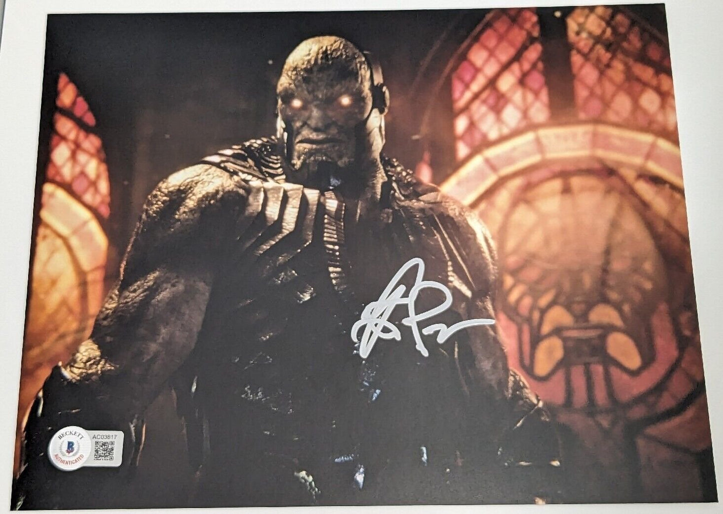 Ray Porter Darkseid Justice League Signed 8x10 Photo Beckett COA DC Comics