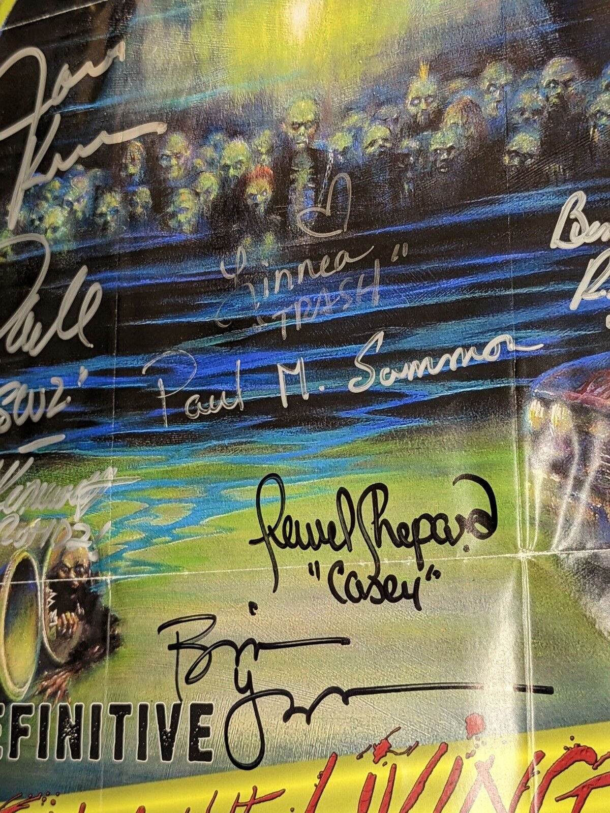More Brains! Return of the Living Dead 12x18 Poster Signed 19x Cast & Crew