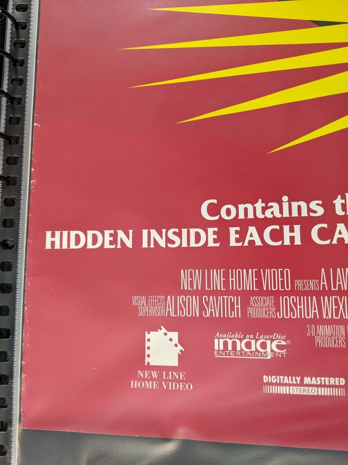 Mortal Kombat Animated Video Original 27x40 One Sheet Poster 90's