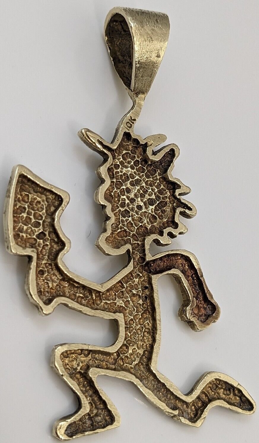 Insane Clown Posse 10k Gold Vintage 1999 Hatchetman Charm ICP Detroit Hip Hop