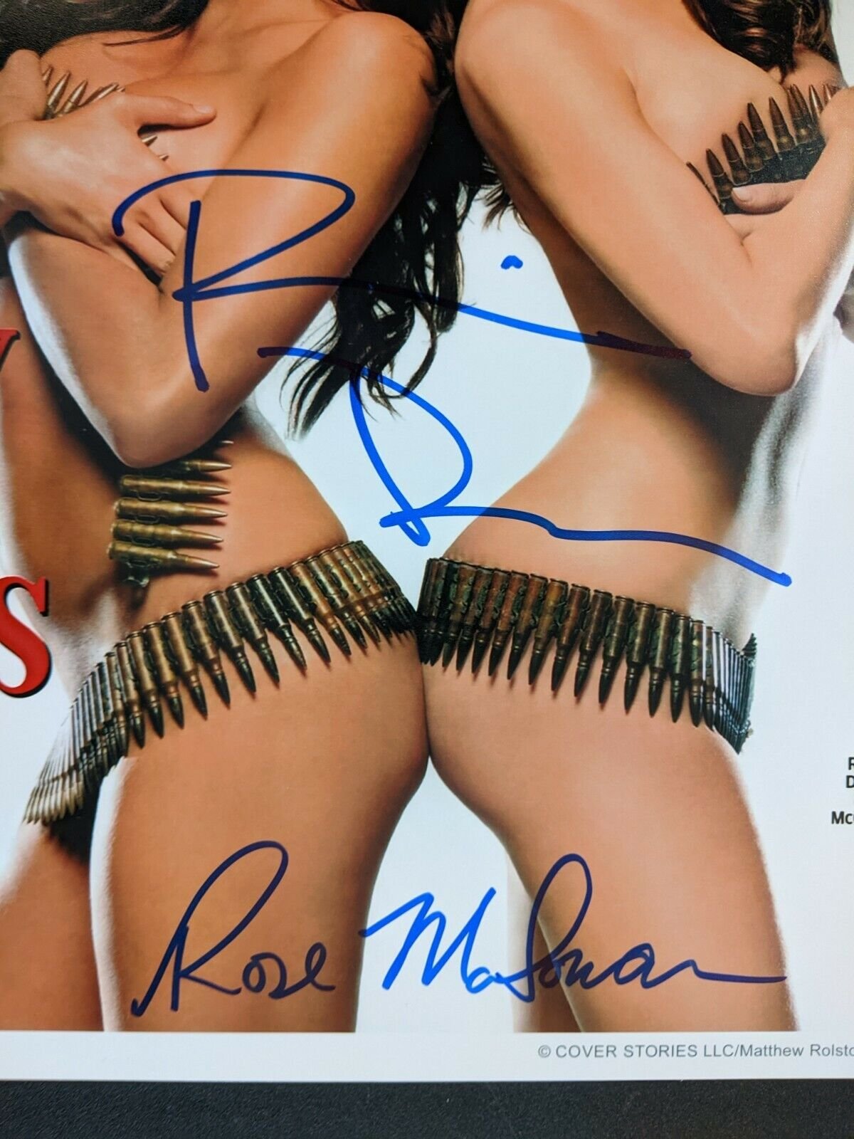 Rose McGowan & Rosario Dawson Signed 11x13 Poster Celebrity Authentics COA