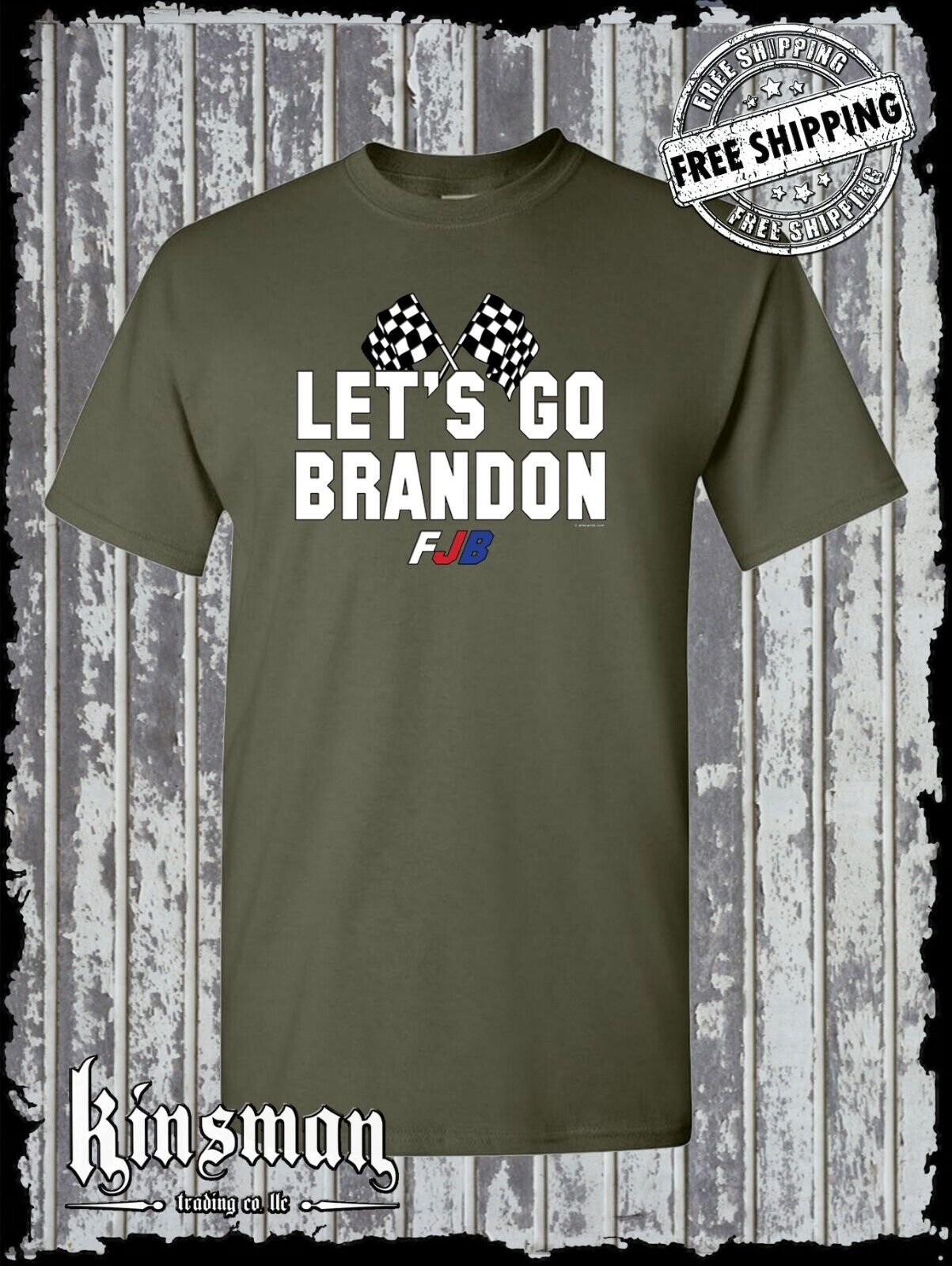 Let's Go Brandon FJB T-Shirt Trump 2024 Republican