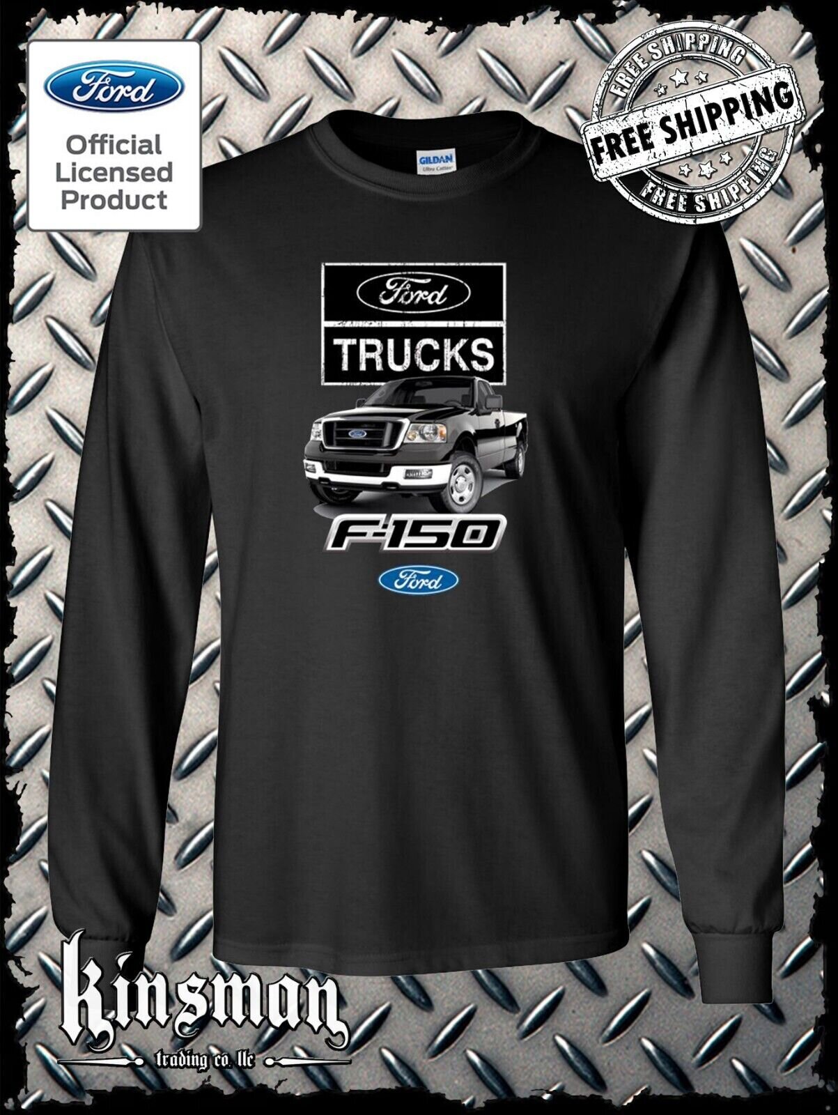 Ford F-150 Long Sleeve T-Shirt Pickup Truck 4x4 - Official Licensed Product