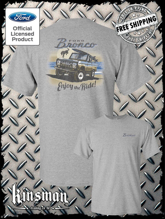 Ford Bronco Enjoy The Ride 2-Sided T-Shirt - Official Licensed Product