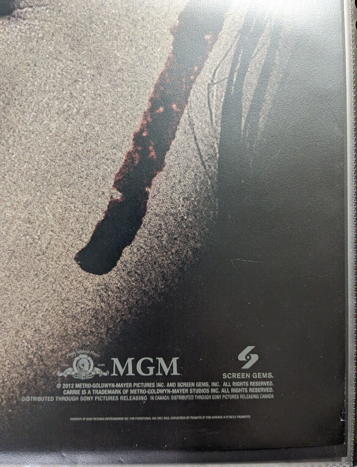 Chloe Grace Moretz Signed CARRIE 27x40 Original One Sheet Horror Movie Poster