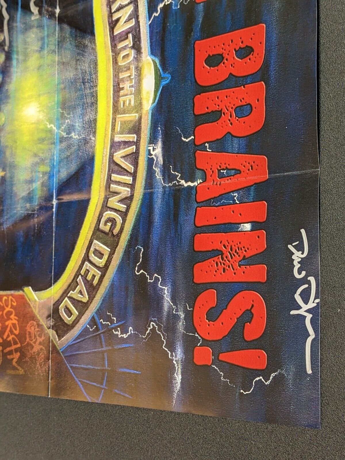 More Brains! Return of the Living Dead 12x18 Poster Signed 19x Cast & Crew