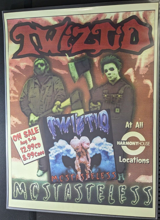 Twiztid Mostasteless 18x24 Poster MNE Insane Clown Posse ICP