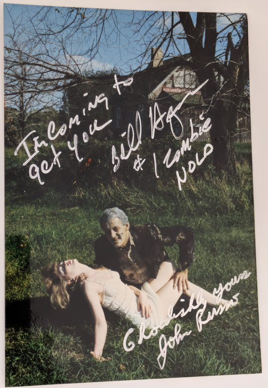 Night of the Living Dead 4x6 Photo Signed by Bill Hinzman & John Russo Horror