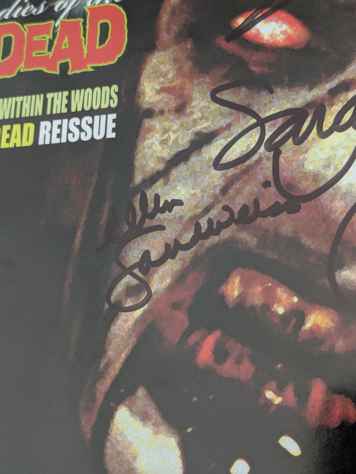 Evil Dead Cast Signed Rue Morgue Magazine Bruce Campbell Ellen Theresa Betsy