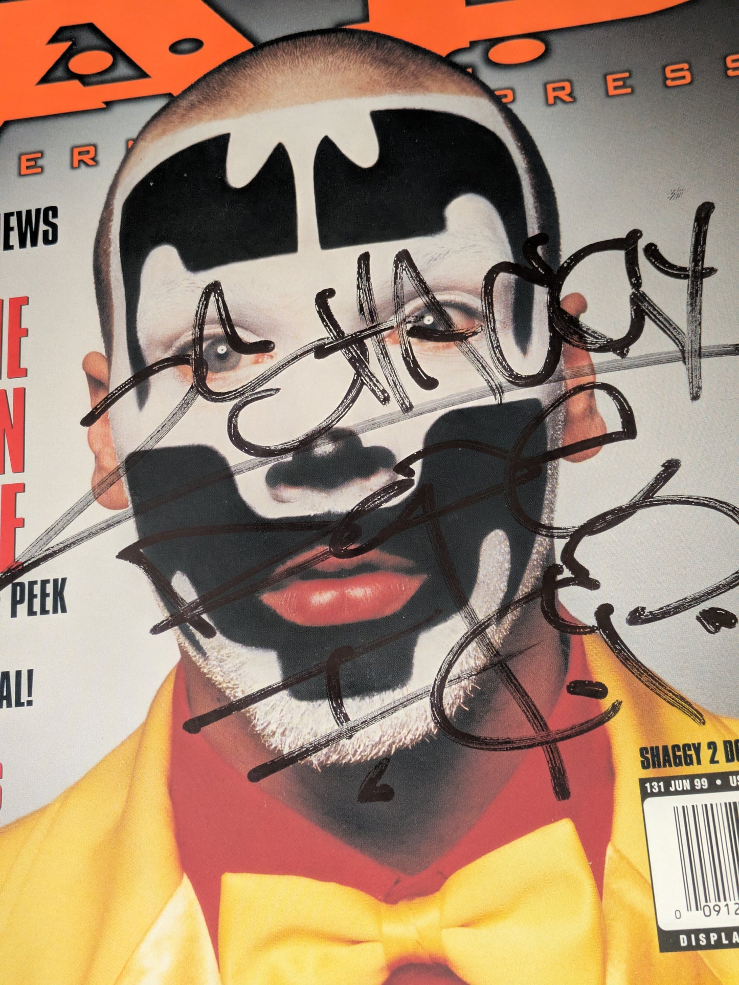Insane Clown Posse Shaggy 2 Dope Signed Alternative Press AP Magazine 131 1999