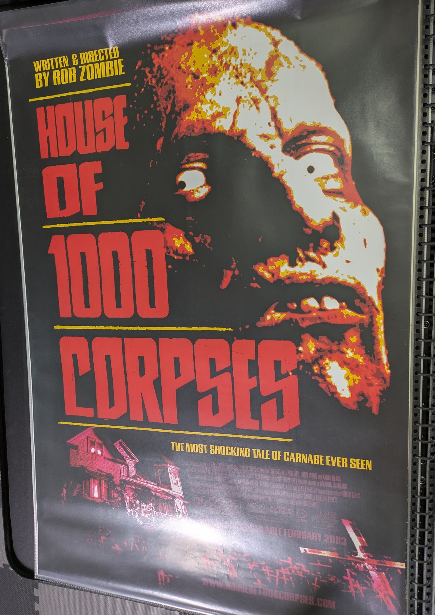 House Of 1000 Corpses 2003 Original 27x40 One Sheet Halloween Movie Poster