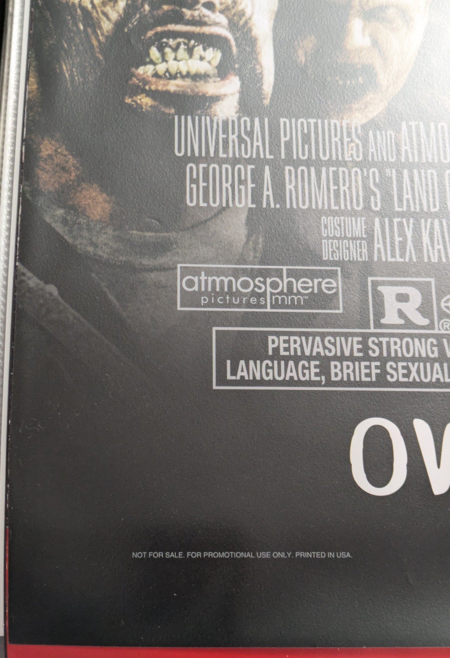 George A Romero Land Of The Dead Original 27x40 Poster One Sheet Video Store DVD