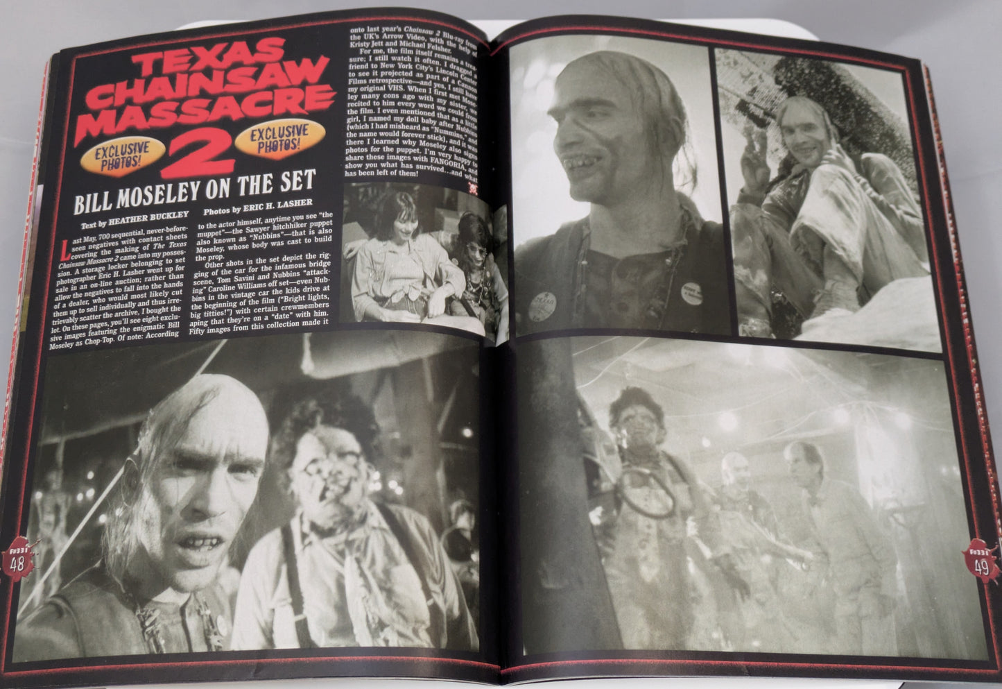 Fangoria Magazine #331 Signed By Bill Moseley Chop Top Texas Chainsaw Massacre 2