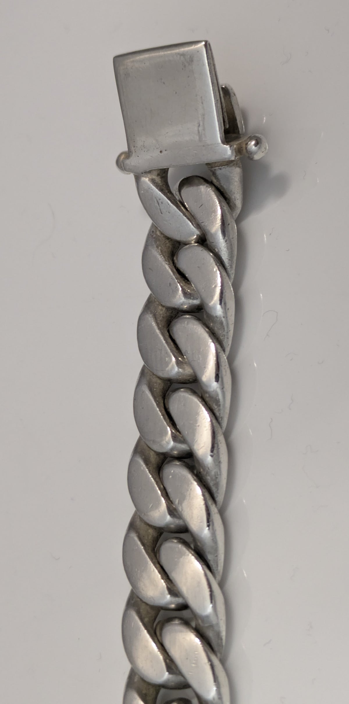 Miami Cuban Link Chain Bracelet 999 Silver 8" 14mm 111 Grams Handmade