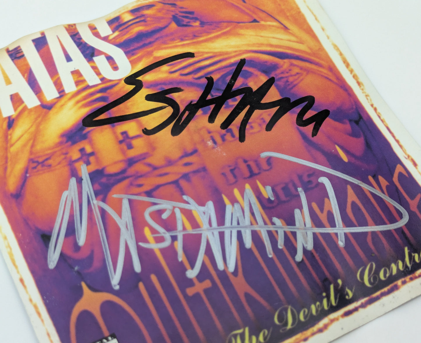 Natas Multikillionaire CD Signed By Esham & Mastamind Detroit Rap